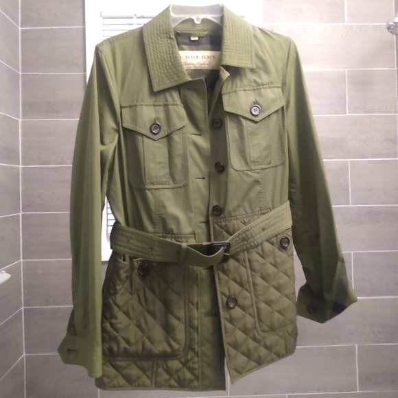 NEW, Burberry Exclusive Military Green Whitworth Quilted Field Jacket - Picture 3 of 16